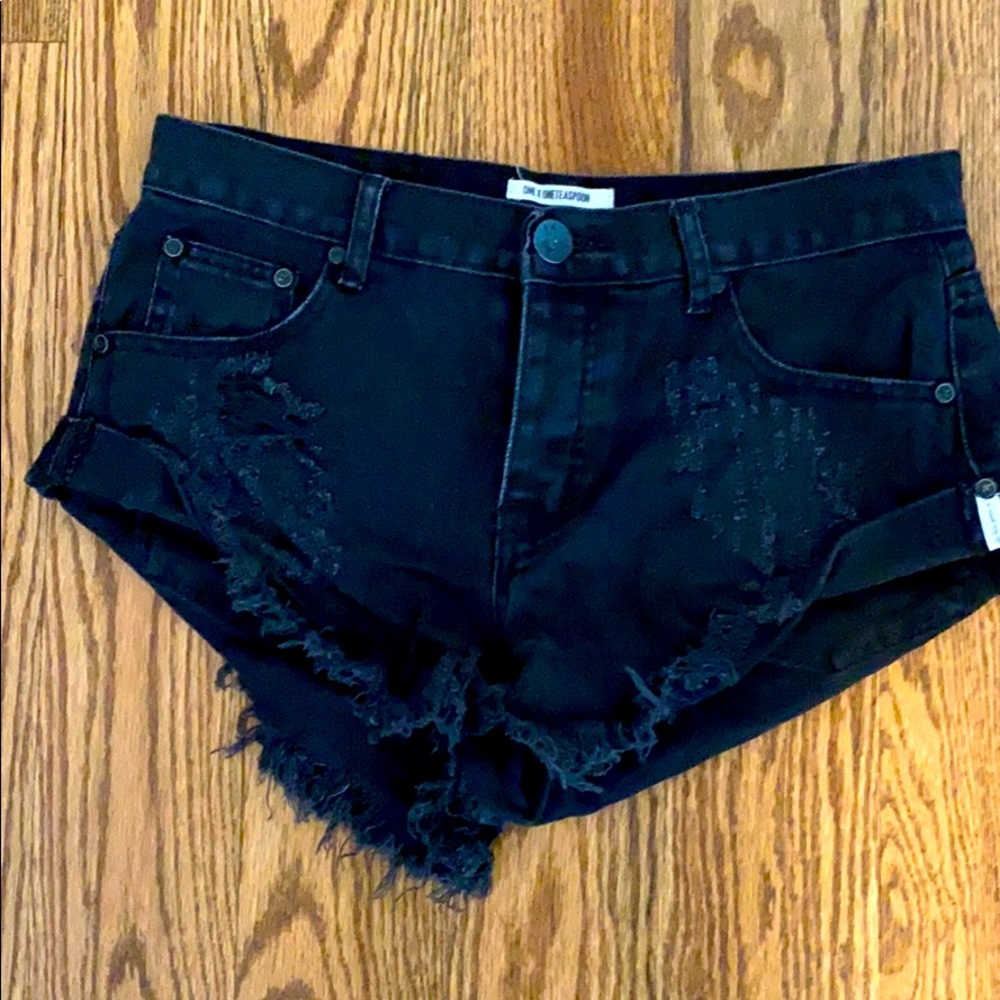 One Teaspoon black shorts
